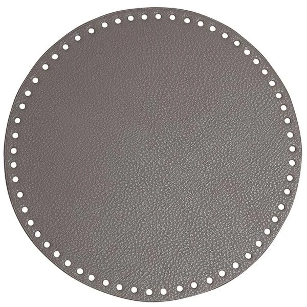 Go Handmade Taske/Kurve Base, PU Læder, Rund, 25 cm